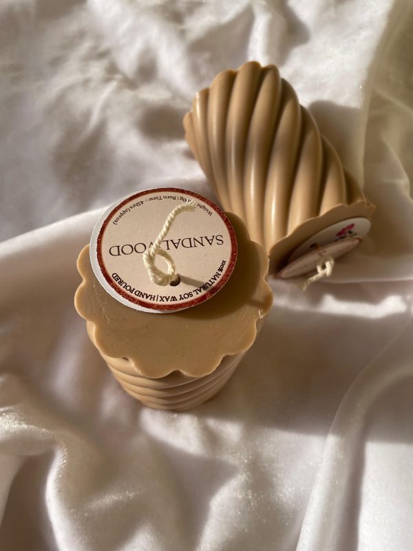 Sandalwood Pillar Candle - Image 2