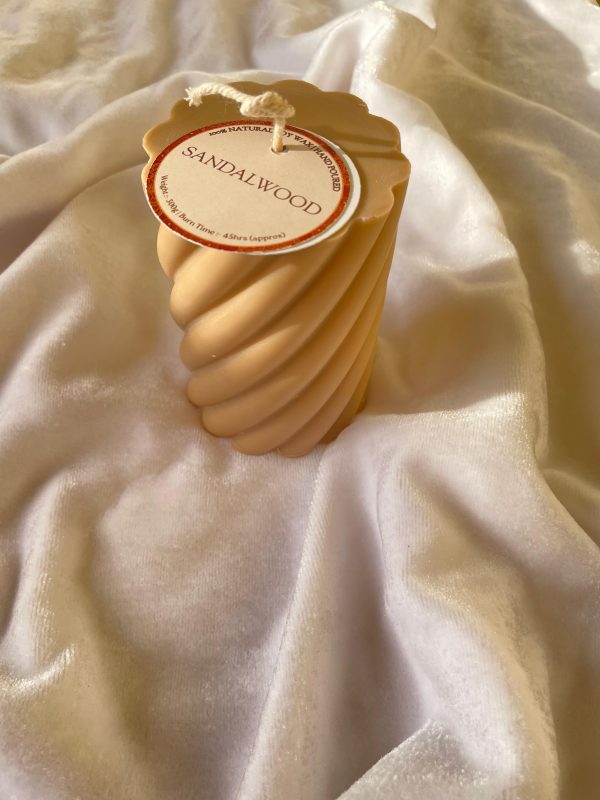 Sandalwood Pillar Candle