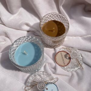 Combo Of Mini Sandalwood & Aqua Jar Candle