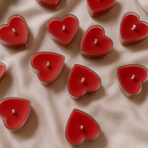 Red Heart T-Light Candles
