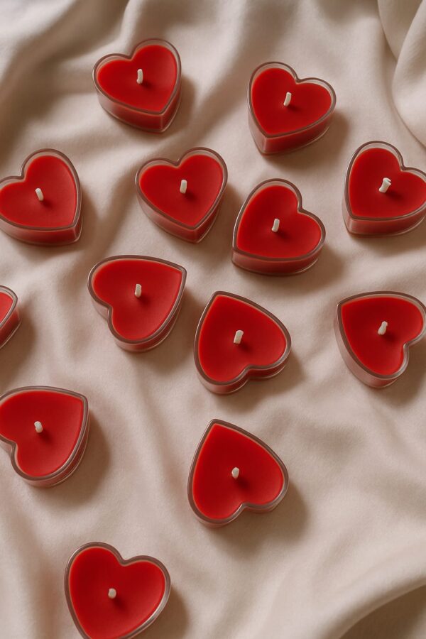 Red Heart T-Light Candles